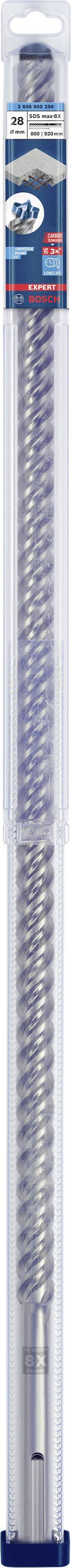 Testina di ricambio per spazzolino in argento con setole blu e bianche, confezionata in un involucro di plastica trasparente.