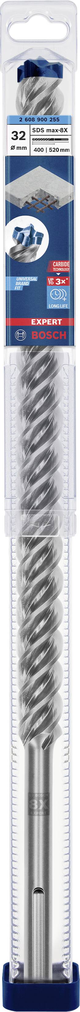 Punta per calcestruzzo 'Bosch' in custodia di plastica, diametro 12 mm, per foratura efficace del calcestruzzo. Confezione che mostra il marchio del produttore e i dettagli del prodotto.