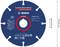 'Disco circolare per sega, Bosch Carbide Multi Wheel, diametro 125 mm, foro 22,23 mm, adatto per diversi materiali.'