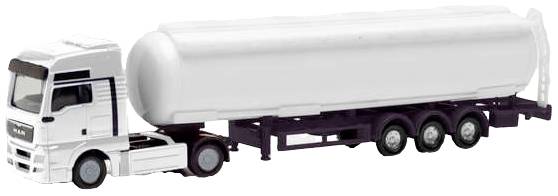 Acquista Herpa 013819 N Camion modello MAN TGX XXL Tank semi-treno ...