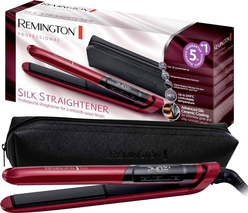 Remington S9600 Piastra per capelli Rosso-1