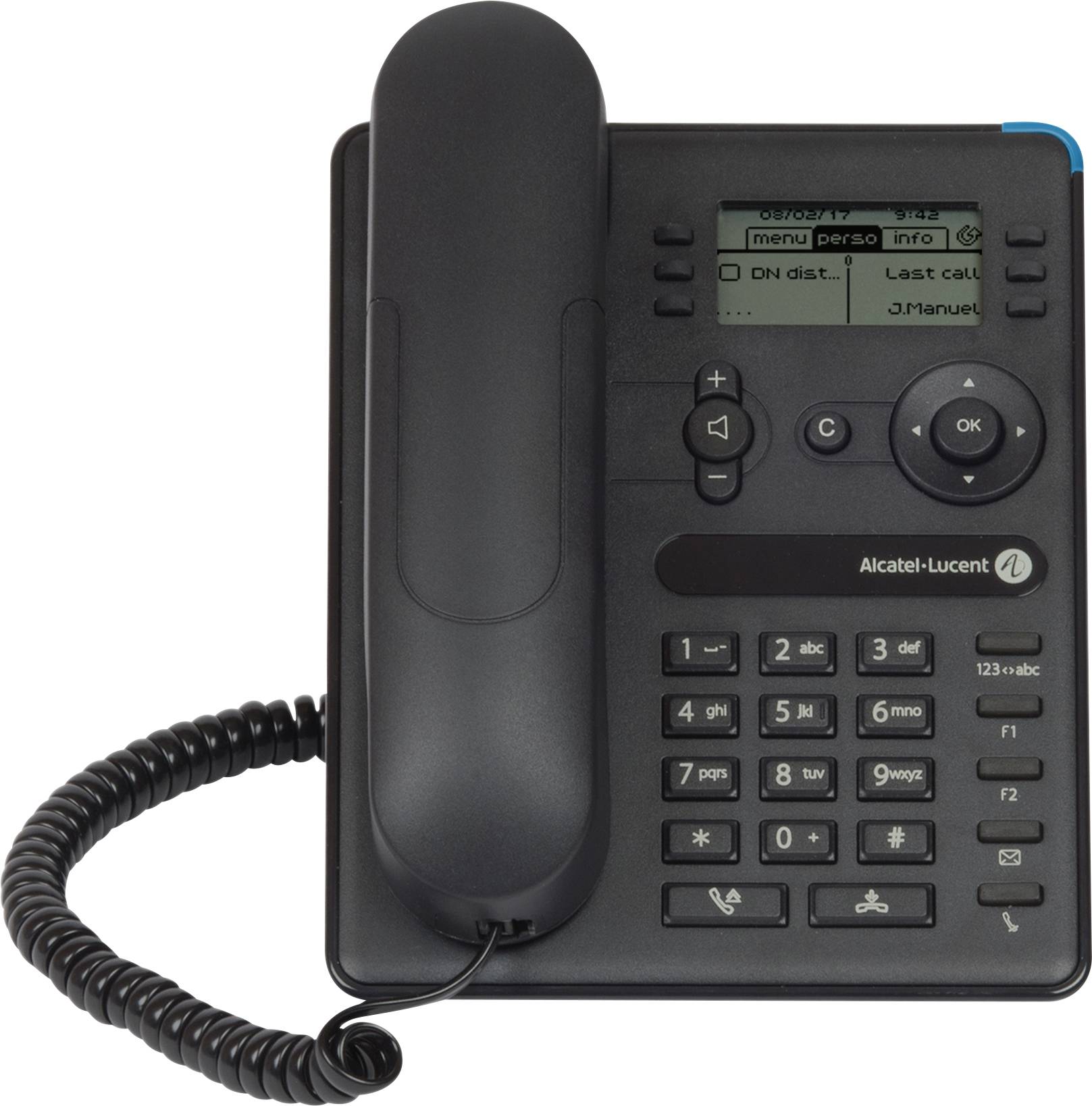 Alcatel VoIP-Telefon Telefono a filo VoIP Display in bianco e nero Multicolore-1