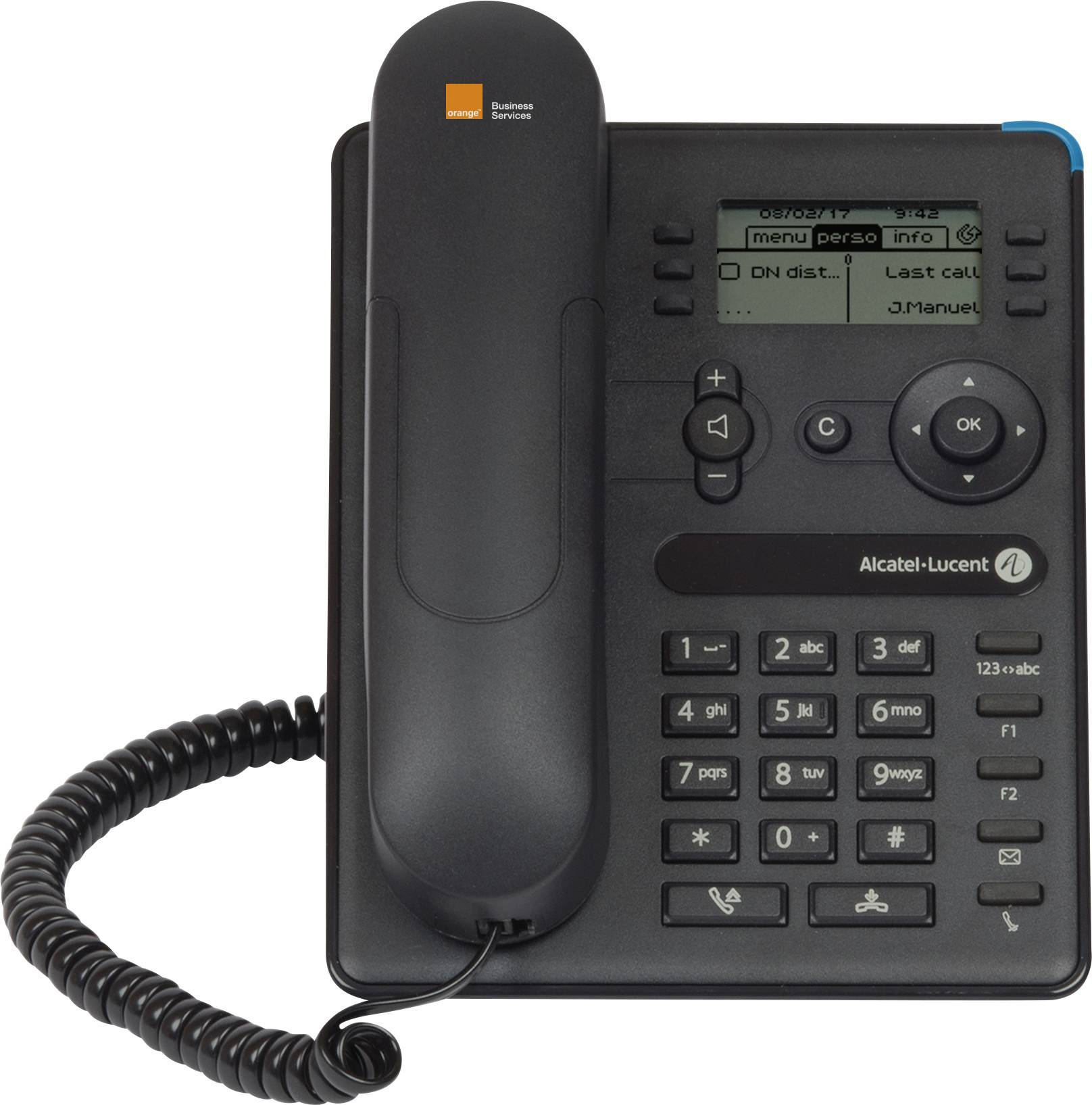 Alcatel VoIP-Telefon Telefono a filo VoIP Display in bianco e nero Multicolore-2