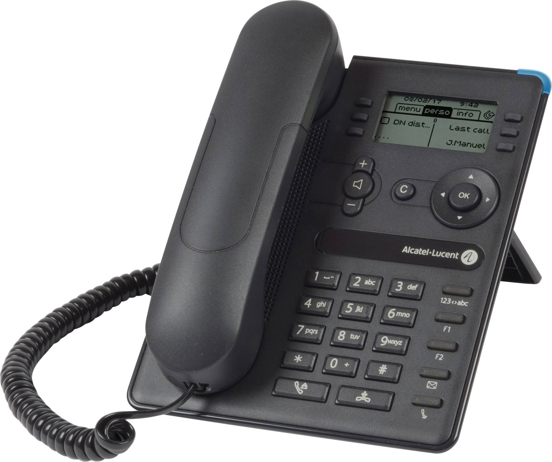 Alcatel VoIP-Telefon Telefono a filo VoIP Display in bianco e nero Multicolore-3