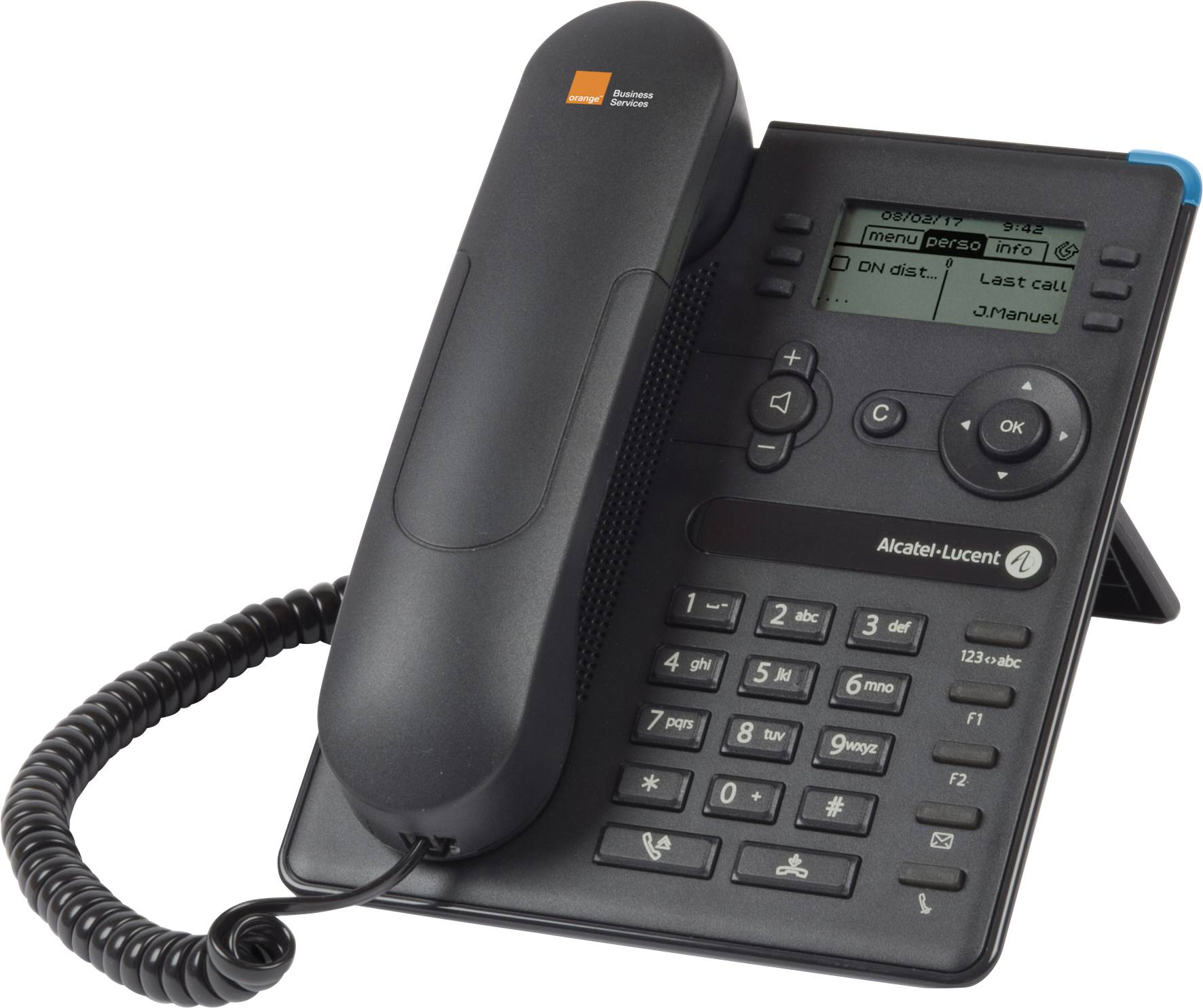 Alcatel VoIP-Telefon Telefono a filo VoIP Display in bianco e nero Multicolore-4