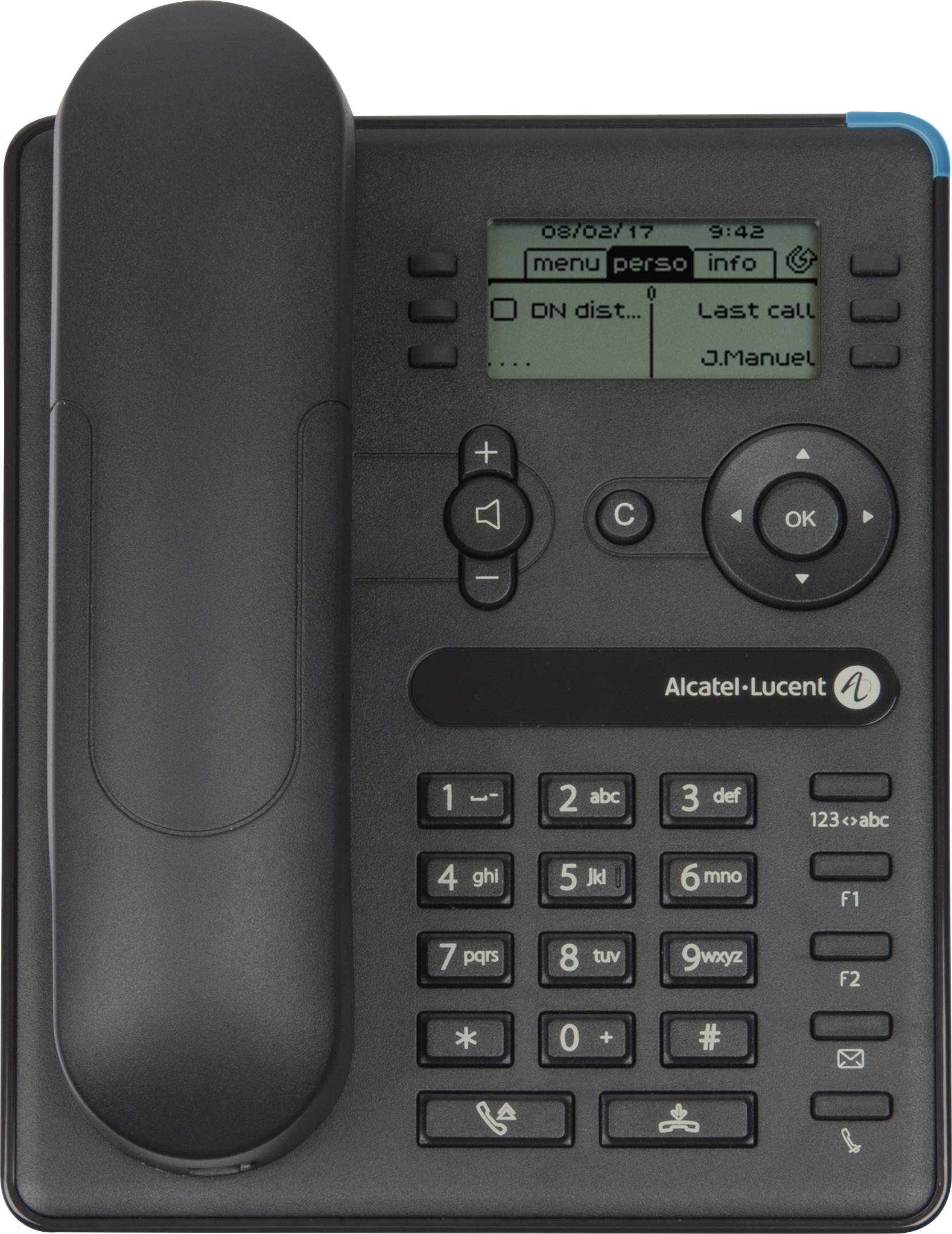Alcatel VoIP-Telefon Telefono a filo VoIP Display in bianco e nero Multicolore-5