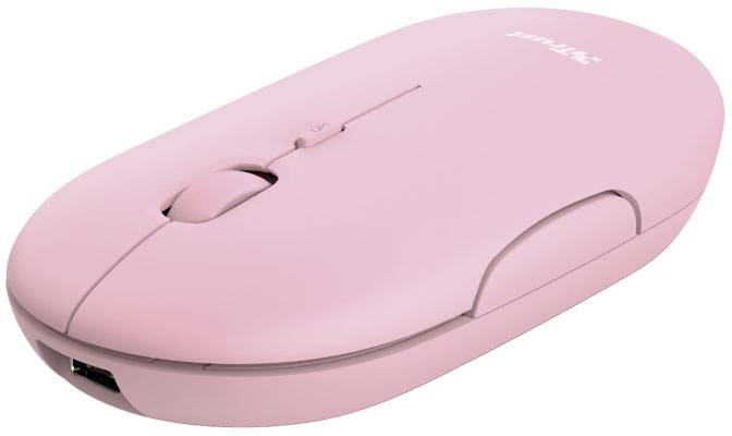 Trust PUCK Mouse Bluetooth®, Senza fili (radio) Ottico Multicolore 4 Tasti 1600 dpi