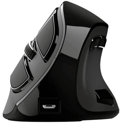 Acquista Trust VOXX Mouse ergonomico Bluetooth®, Senza fili (radio) Ottico  Nero 9 Tasti 2400 dpi Ergonomico, Cavo staccabile, da Conrad