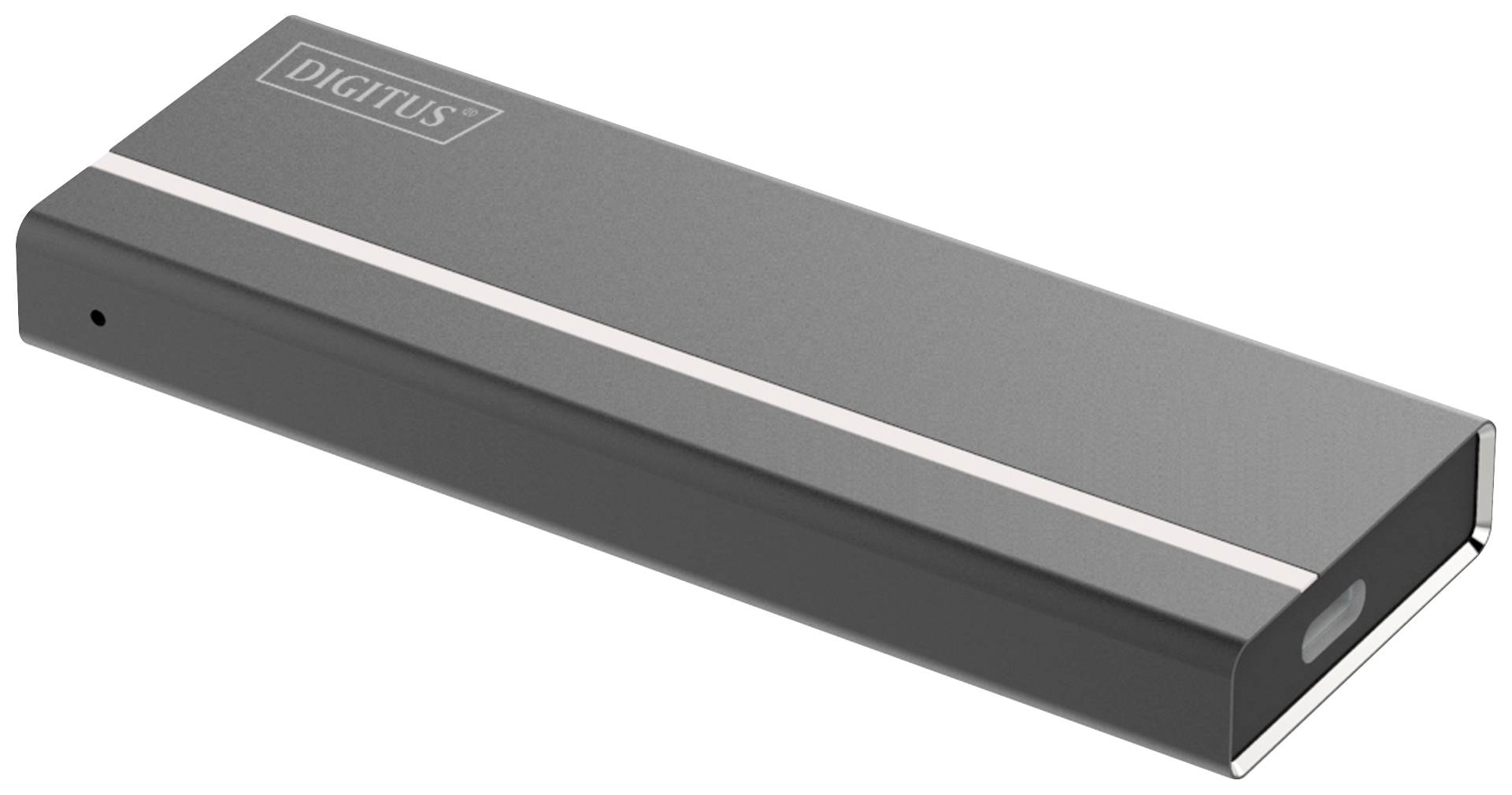 Digitus DA-71120 Alloggiamento SSD M.2 USB-C® (USB 3.1 Gen 2) 10 GBit/s M.2 PCIe NVMe 2230, 2242, 2260, 2280 DA-71120-0