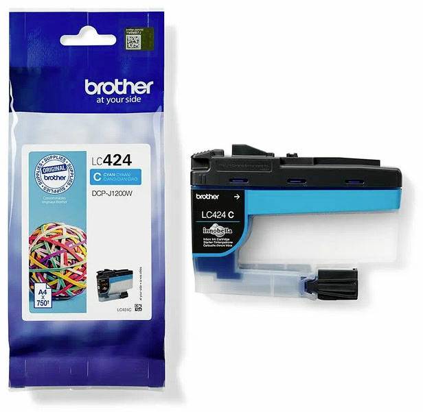 Brother Cartuccia LC-424C Originale Ciano LC424C