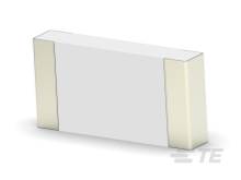 Un mattone rettangolare 3D, bicolore con estremità beige e una superficie centrale grigio chiaro.