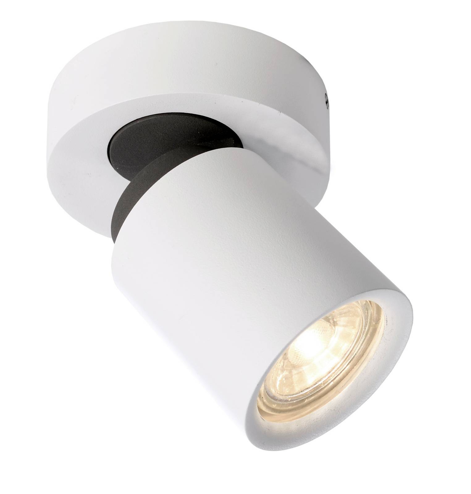 Deko Light 348076 Deckenaufbauleuchte, Librae Round I, Weiß-matt Plafoniera GU10 Bianco opaco