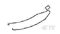 Un semplice disegno di una banana, rappresentata curva e con effetti di ombreggiatura su sfondo bianco.