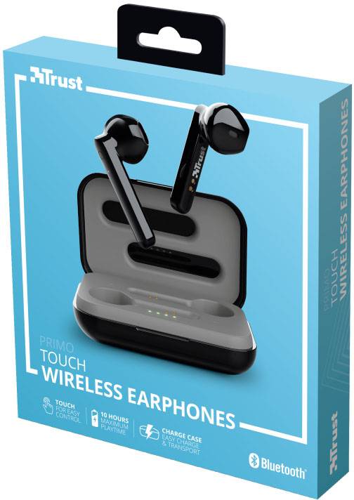 Trust Primo Touch Cuffie auricolari Bluetooth Nero Indicatore di carica della batteria-7