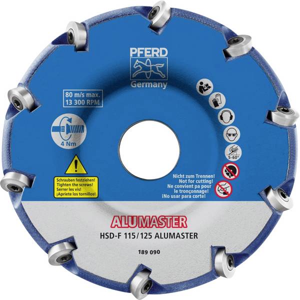 PFERD TOOLS 22000009 Frese a disco laterale     Dimensione, Ø 115 mm Lunghezza operativa 13 mm