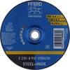 PFERD TOOLS 62023831 E 230-8 PSF STEELOX Disco di sgrossatura con centro depresso Diametro 230 mm Ø foro 22.23 mm Acciaio inox, Acciaio 10 pz.