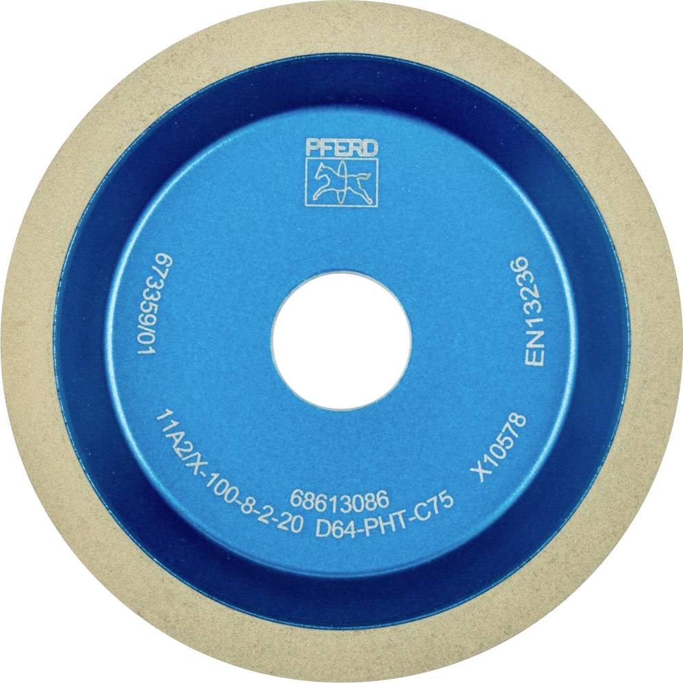 PFERD TOOLS 68613086 Utensile di levigatura diamantato Diametro 100 mm 1 pz.
