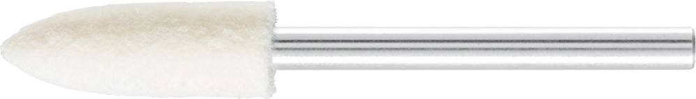 Accessorio per la levigatura delle unghie realizzato in materiale bianco e fibroso con un manico metallico. Principalmente utilizzato per lisciare e lucidare le unghie.