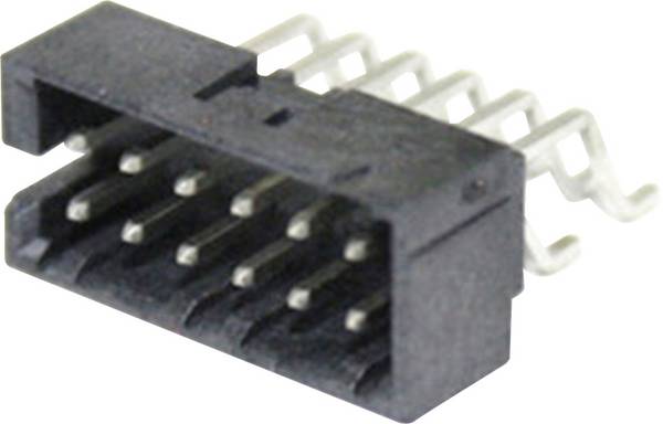 Molex 1511200404 Connettore maschio con bloccaggio Passo: 2 mm Totale poli: 4 Numero di righe: 2 1 pz. Tape on Full reel
