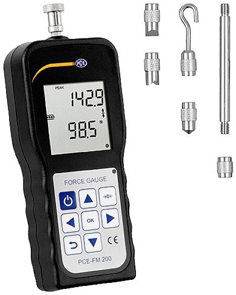 PCE Instruments PCE-FM 200 Dinamometro di fabbrica senza certificato