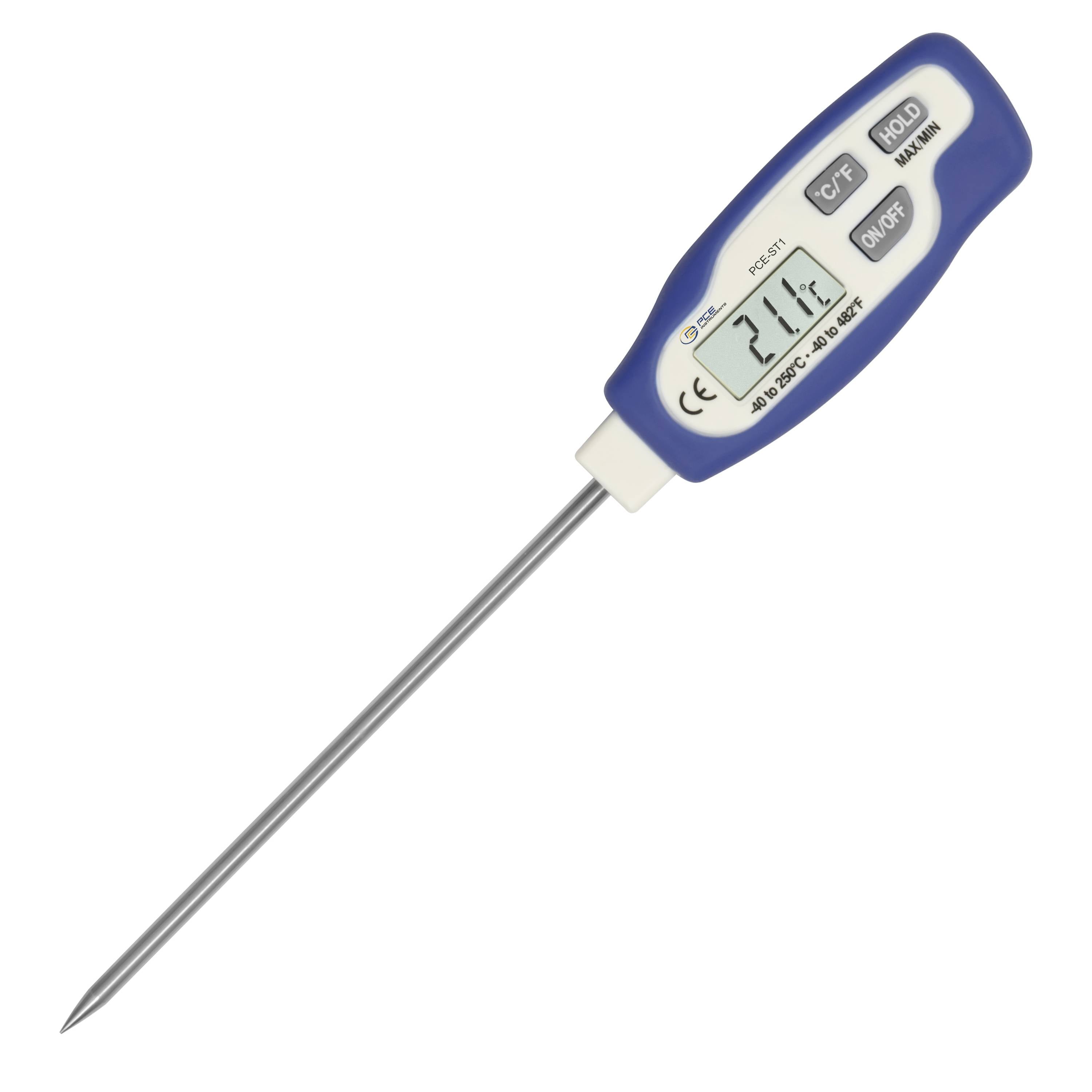 PCE Instruments PCE-ST 1 Termometro a penetrazione con sensore di immersione/penetrazione, in pochi secondi, IP65