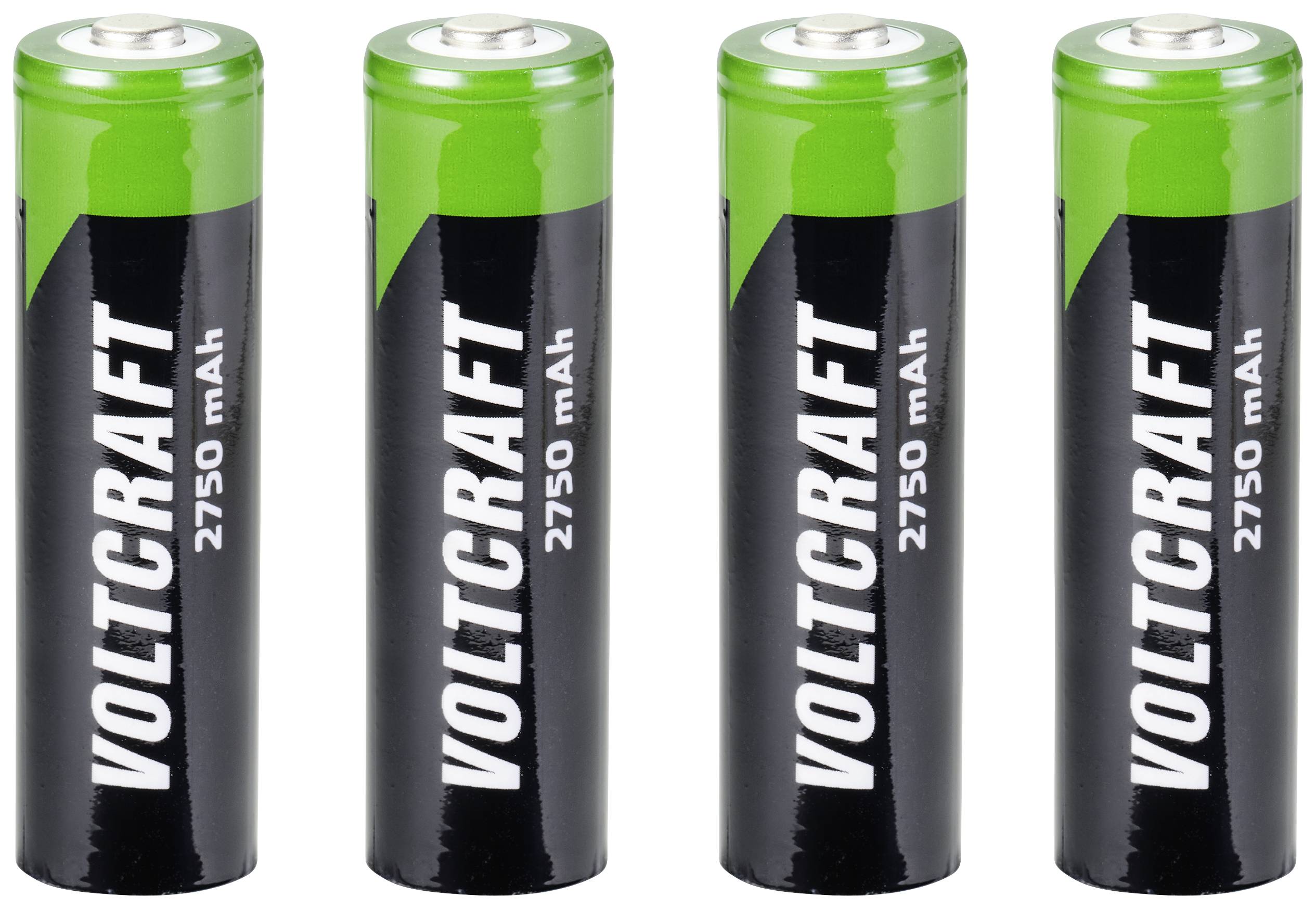 VOLTCRAFT HR06 Batteria ricaricabile Stilo (AA) NiMH 2750 mAh 1.2 V 4 pz.
