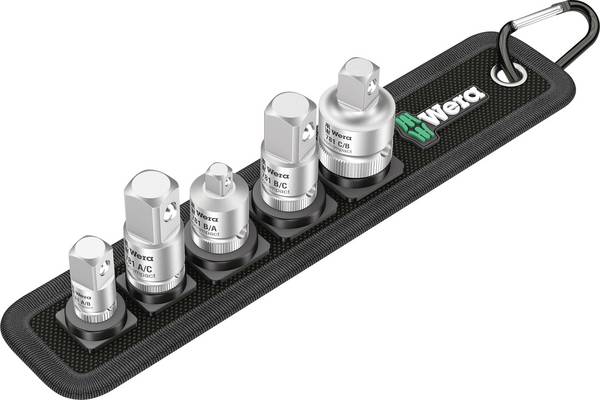 Wera 781/5 Set 1 05042680001 Kit inserti giravite a bussola  1/4 pollici Impronta (cacciavite) 1/4" (6.3 mm), 3/8" (10 mm)  5 Parti