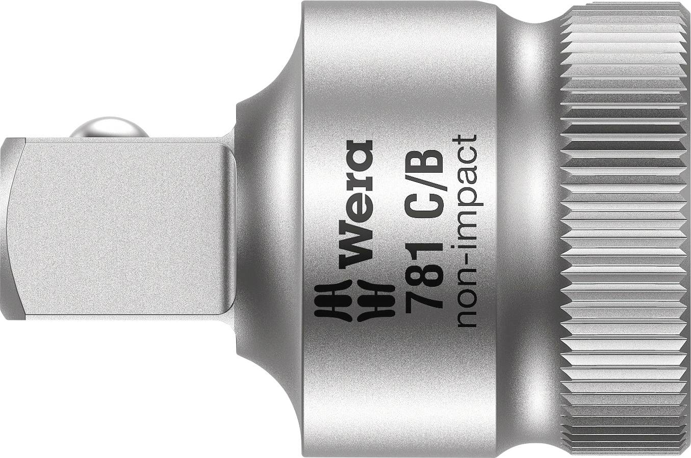 Prelievo metallico di bit Wera, modello 781 C/B, con marcatura 'non-impact'.