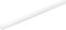 Un bastone cilindrico bianco su sfondo bianco.