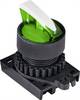 TRU COMPONENTS TC-9860164 S2SRN-L3AG Selettore Leva a bandiera Verde 1 x 90 ° 1 pz.