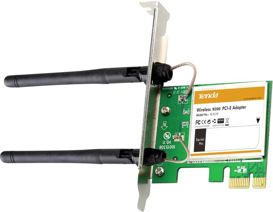 SCHEDA DI RETE WIRELESS 300MBPS PCI-E NT-W322E-2