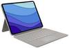 Logitech Combo Touch Tastiera per tablet con BookCover Adatto per il marchio (tavoletta): Apple iPad Pro 12.9 (5a Generazione), iPad Pro 12.9 (6a Generazione) Apple iOS®