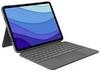 Logitech Combo Touch Tastiera per tablet con BookCover Adatto per il marchio (tavoletta): Apple iPad Pro 11 (1a Generazione), iPad Pro 11 (2a Generazione), iPad Pro 11 (3a Generazione), iPad Pro 11 (4a Generazione) Apple iOS®