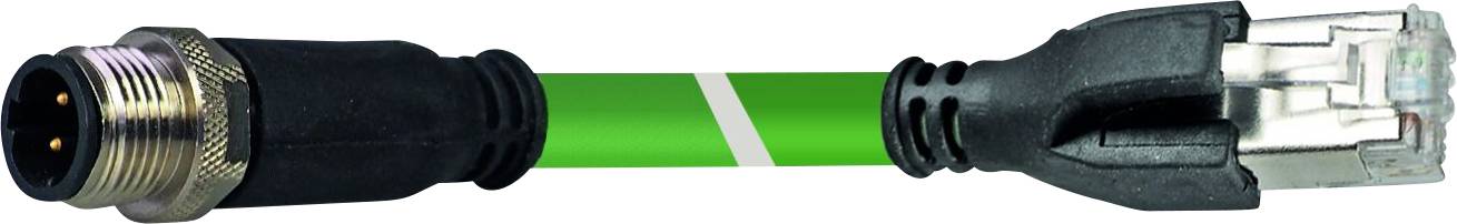 HELU 11007410 Cavo di collegamento per sensore o attuatore M12 Spina dritta 5.00 m 1 pz.