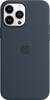 Apple iphone 13 pro max magsafe cover in silicone blu