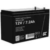 Green Cell Green Cell - USV-Akku - 1 x Batterie - Sealed Lead Acid (SLA) AGM05 Batteria al piombo 12 V 7.2 Ah Piombo-gel (L x L x A) 200 cm x 151 mm x 95 mm Spina piatta 6,35 mm Ciclica, Esente da manutenzione