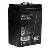 Green Cell Green Cell - USV-Akku - 1 x Batterie - Sealed Lead Acid (SLA) AGM02 Batteria al piombo 6 V 4.5 Ah Piombo-gel (L x A x P) 70 x 104 x 47 mm Spina piatta 4,8 mm Ciclica, Esente da manutenzione