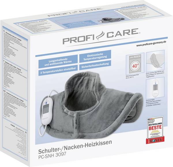 Profi-Care PC-SNH 3097 Cuscino termico 100 W Grigio