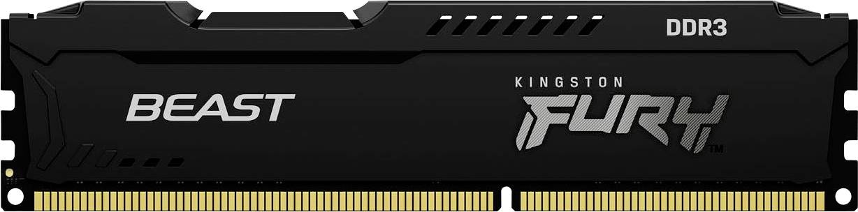 Kingston FURY Beast Kit memoria PC DDR3 16 GB 2 x 8 GB Non-ECC 1866 MHz 240pin DIMM CL10 KF318C10BBK2/16