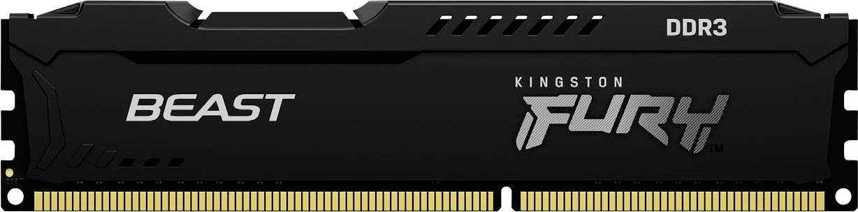 Kingston FURY Beast Kit memoria PC DDR3 16 GB 2 x 8 GB Non-ECC 1600 MHz 240pin DIMM CL10 KF316C10BBK2/16