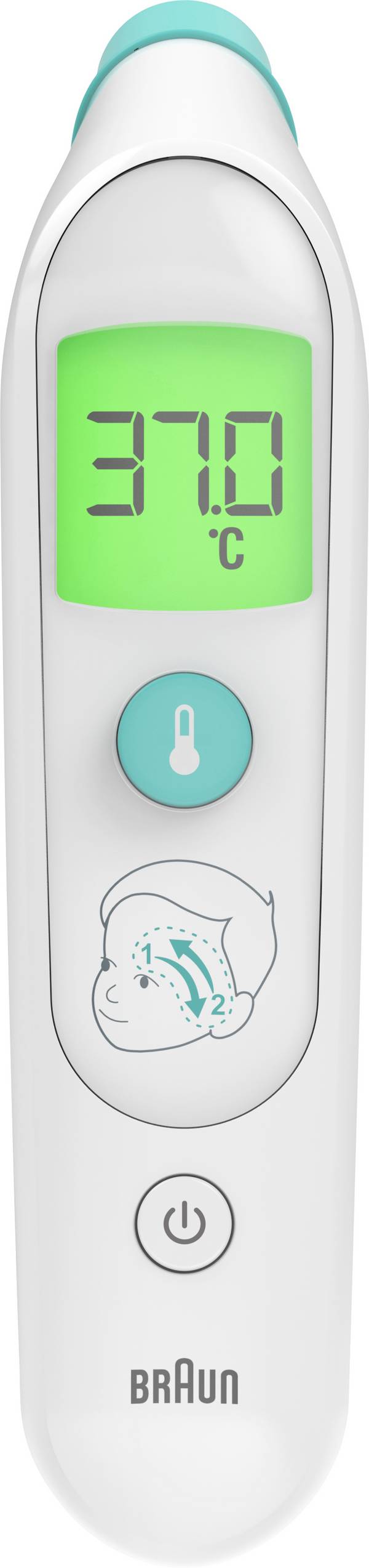 Braun BST200WE Termometro per febbre con illuminazione LED