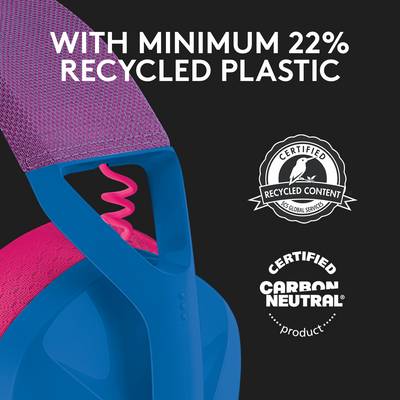 'Con almeno il 22% di plastica riciclata. Certificato Carbon Neutral.'