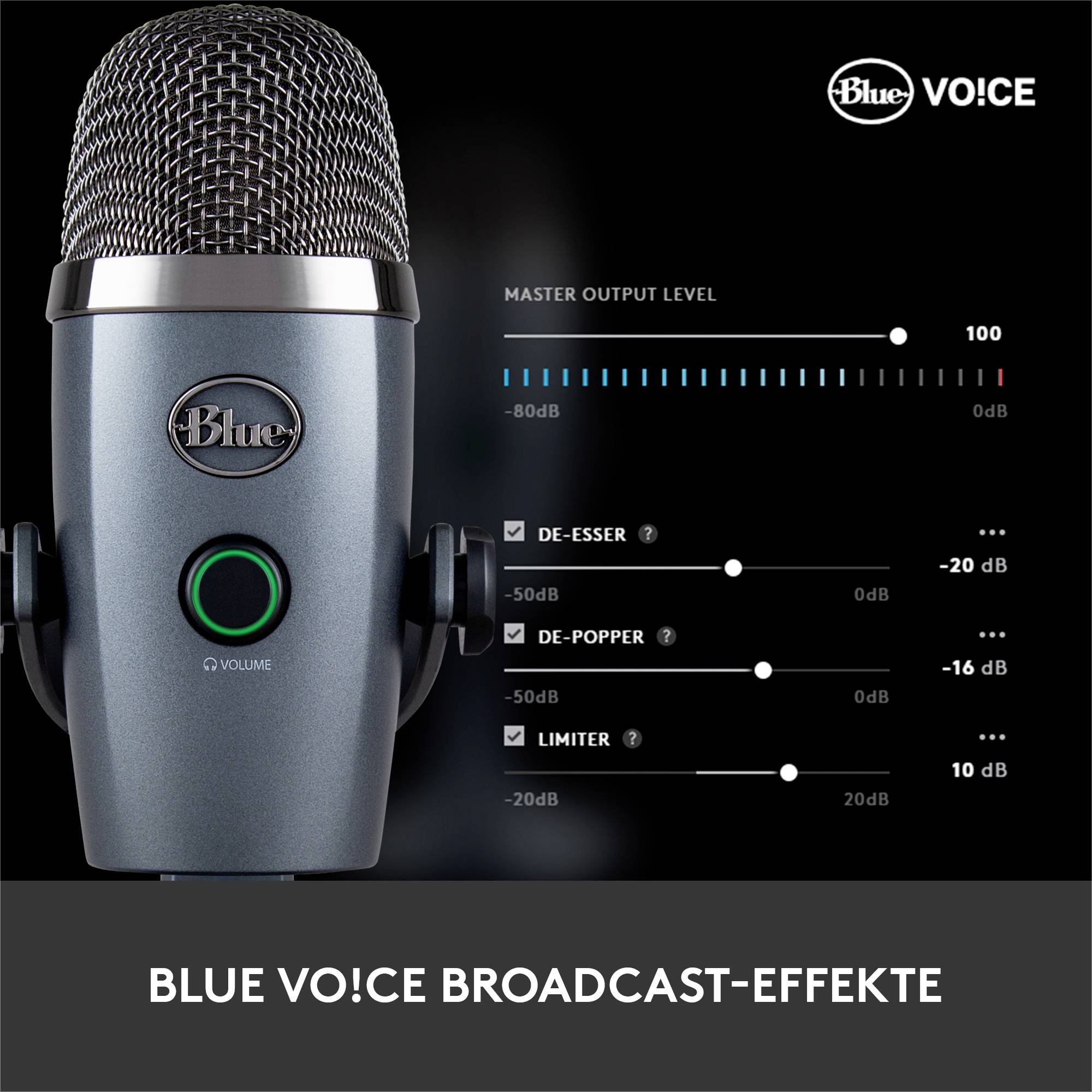 Blue Microphones Yeti Nano Microfono per PC Grigio Cablato, USB-10