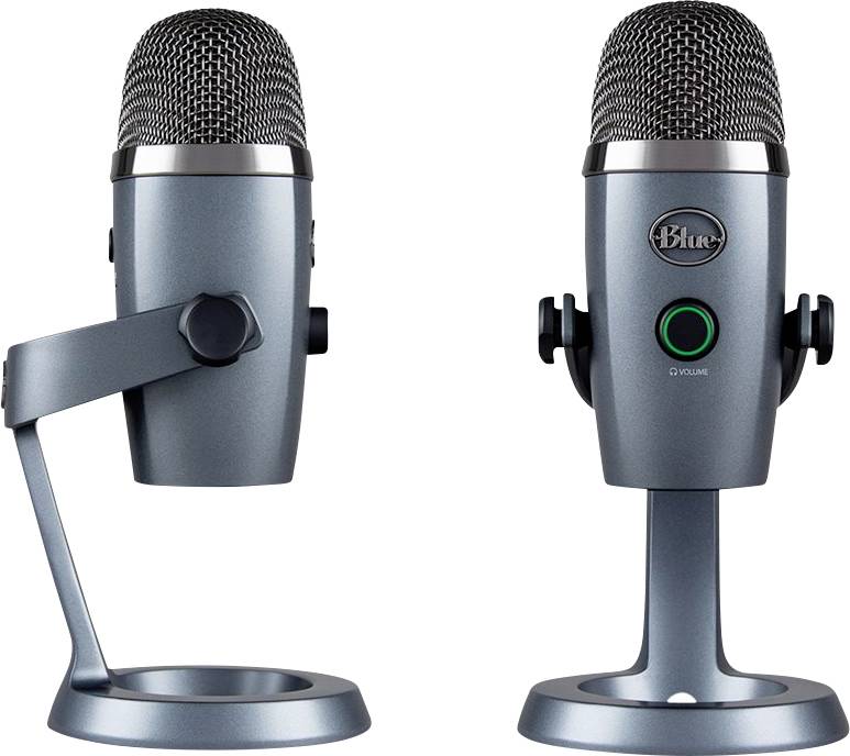 Blue Microphones Yeti Nano Microfono per PC Grigio Cablato, USB-3
