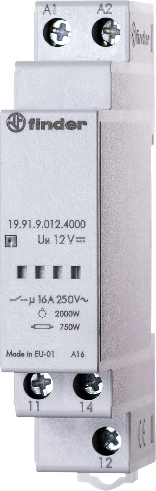 Finder 19.91.9.024.4000 Relè Corrente di commut. max.: 16 A 1 scambio Pezzo 1 pz.