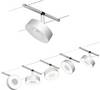 Paulmann WS DC Circle Sistema di illuminazione completo su cavo Cromo (opaco), Cromo