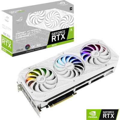 Asus Scheda grafica Nvidia GeForce RTX 3070 Strix  8 GB RAM GDDR6 PCIe  HDMI ™, DisplayPort Illuminazione RGB 
