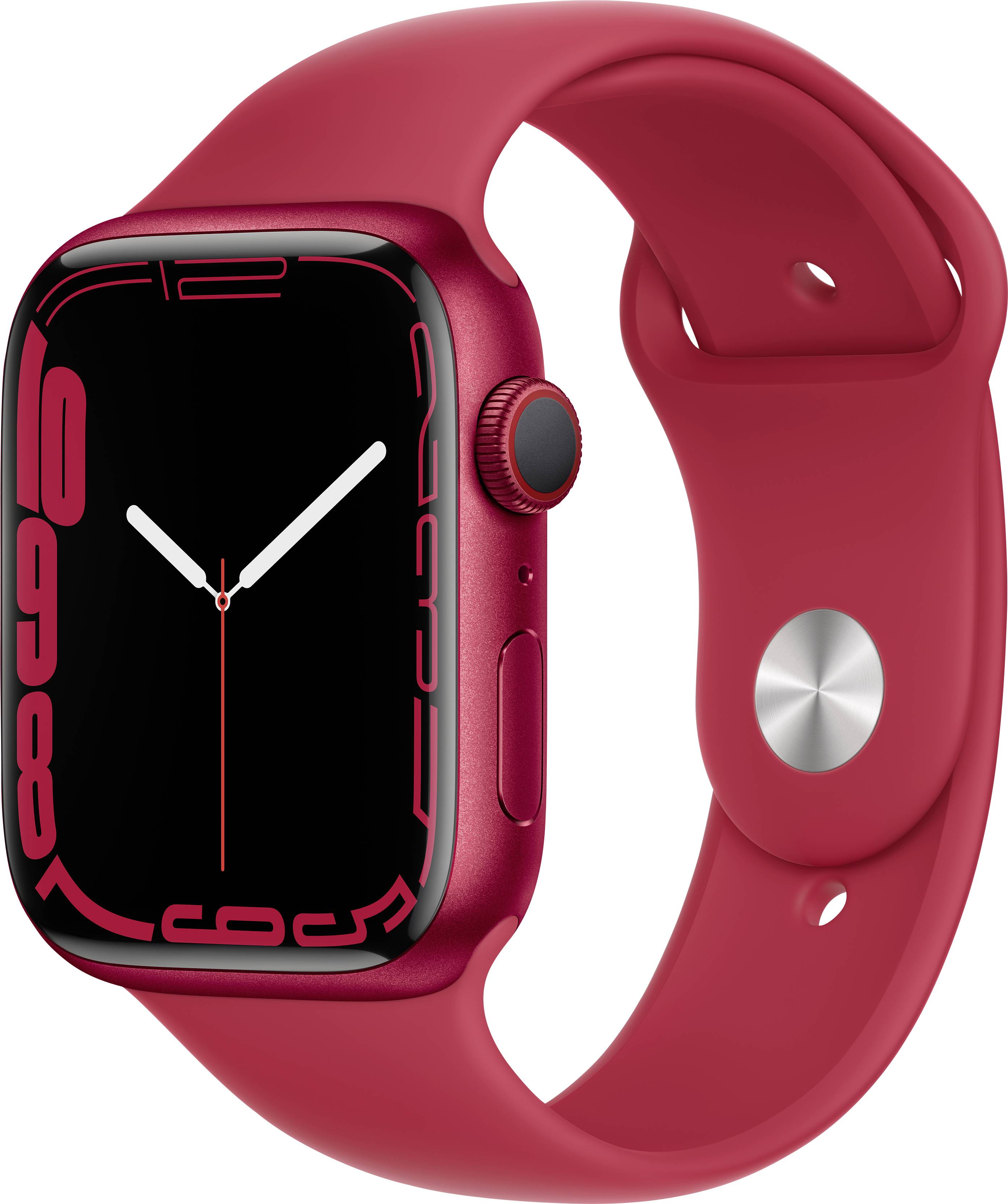 Apple Watch Series 7 GPS + Cellular 45 mm Cassa in alluminio (PRODUCT) RED™ Cinturino sport (PRODUCT) RED™-0