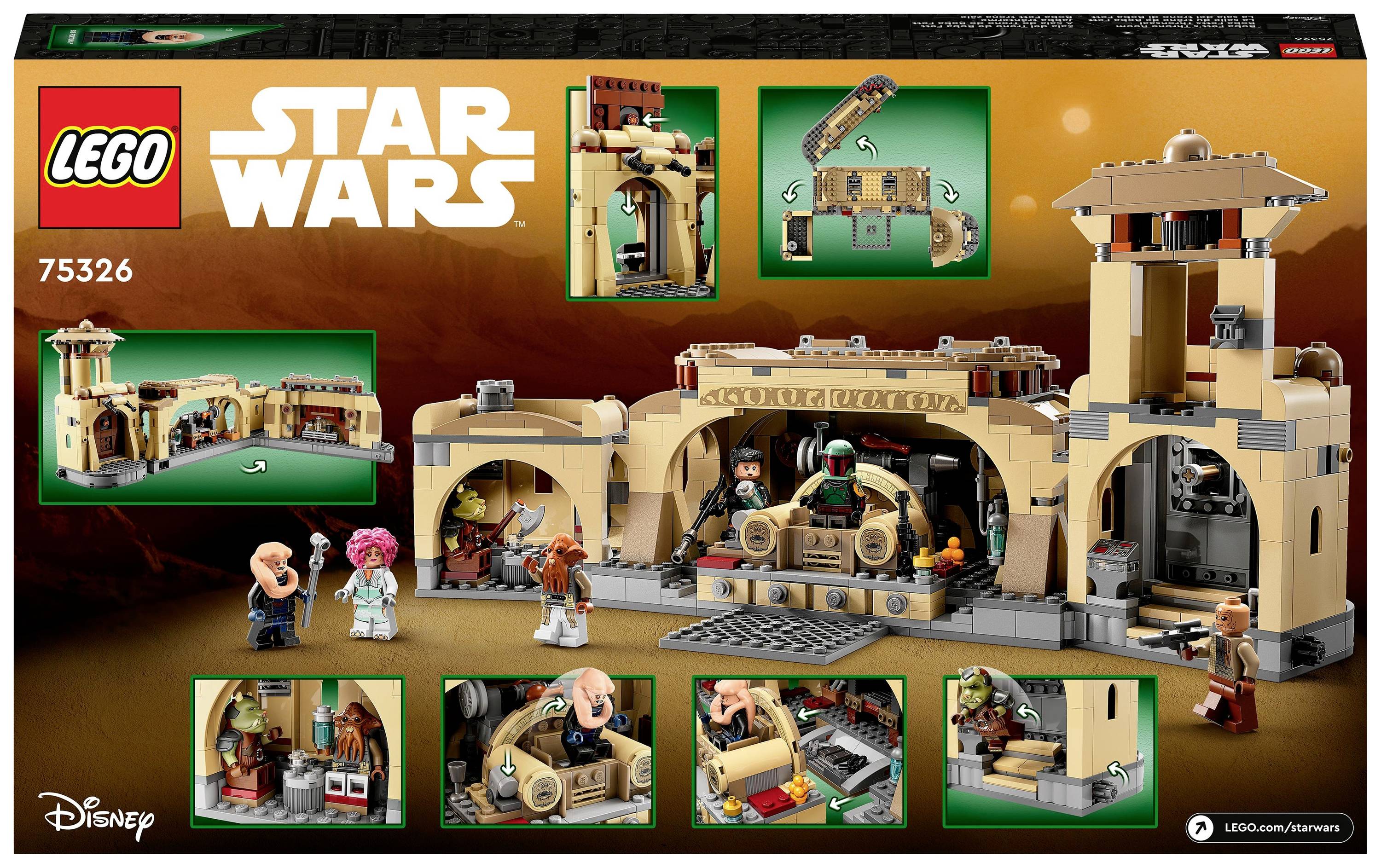 75326 LEGO® STAR WARS™ Sala del Trono di Boba Fett-4