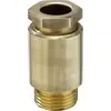 Wiska 10010835 Pressacavo filettato antiurto, con guarnizione M18 Ottone Naturale 1 pz.